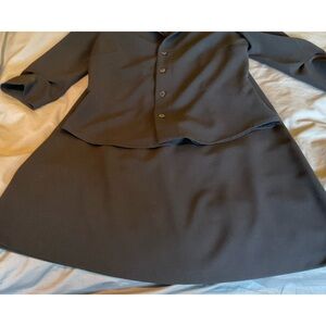 Black Comrags skirt and top set, size M